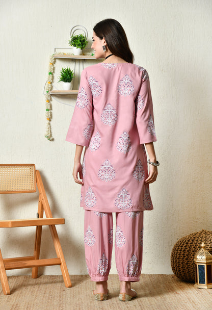 Blush Bloom Kurta Set