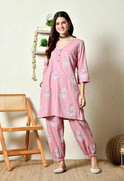 Blush Bloom Kurta Set