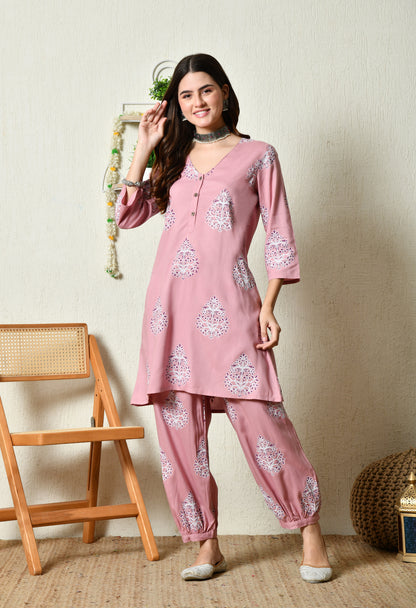 Blush Bloom Kurta Set
