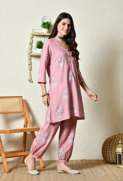 Blush Bloom Kurta Set