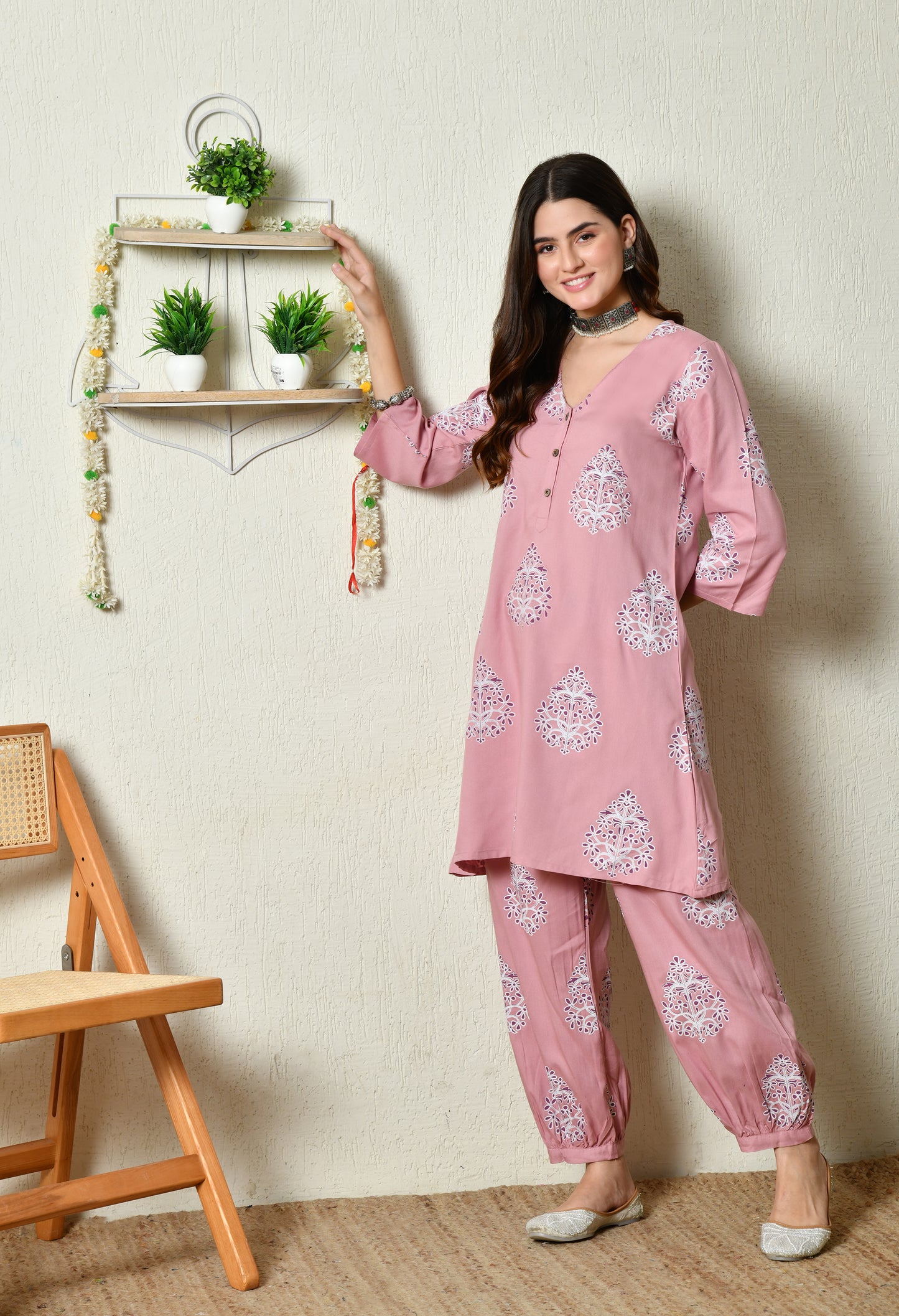 Blush Bloom Kurta Set