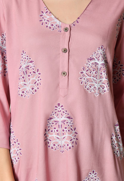 Blush Bloom Kurta Set